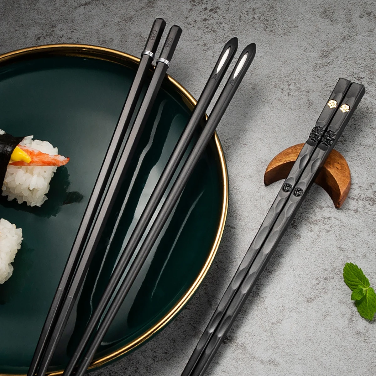5 Pairs Japanese Chopsticks Su - Korean Kitchen Gadgets のレビューと価格