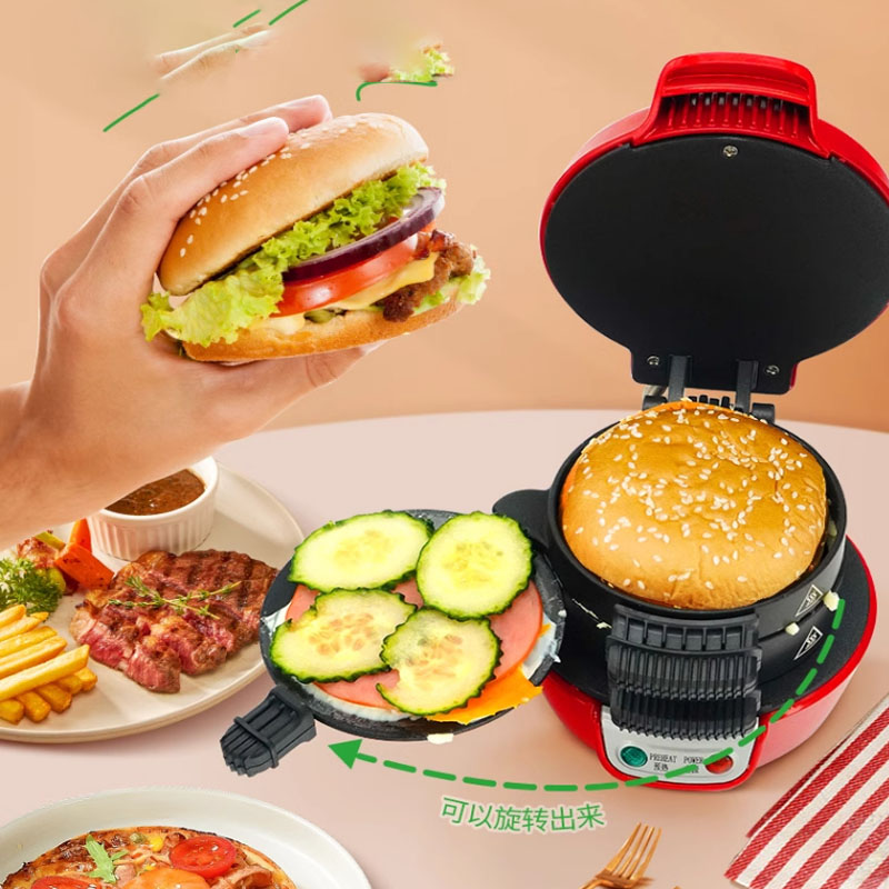 Electric hamburger machine, ho - Breakfast Sandwich Maker のレビューと価格