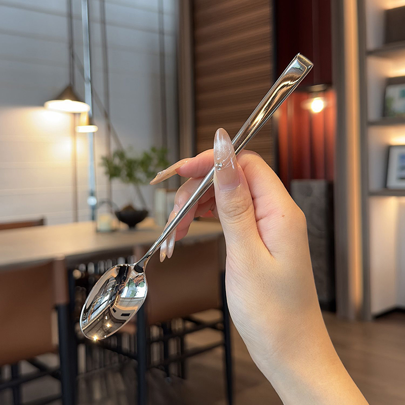 Korean Stainless Steel Spoon L - Korean Kitchen Gadgets のレビューと価格