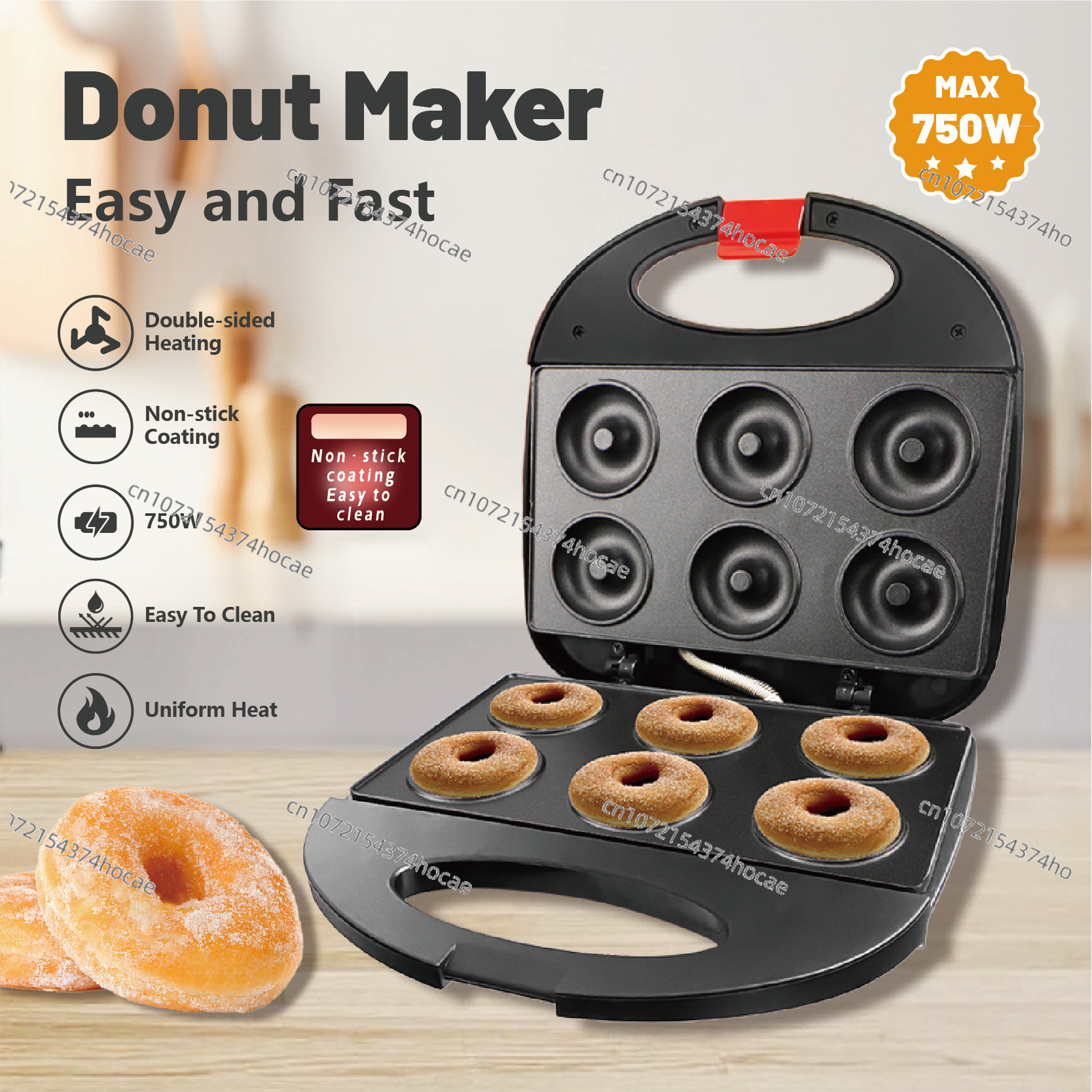 110V Sandwich Breakfast  Barbe - Breakfast Sandwich Maker のレビューと価格