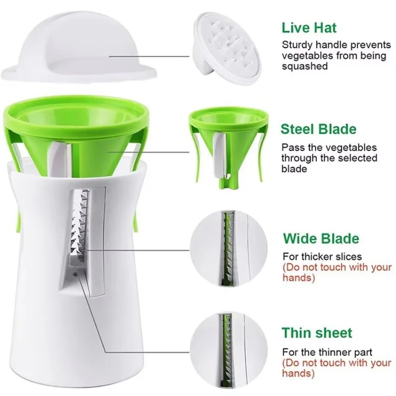 Multifunction 3 In 1 Spiralize - Spiralizer Vegetable Noodle のレビューと価格