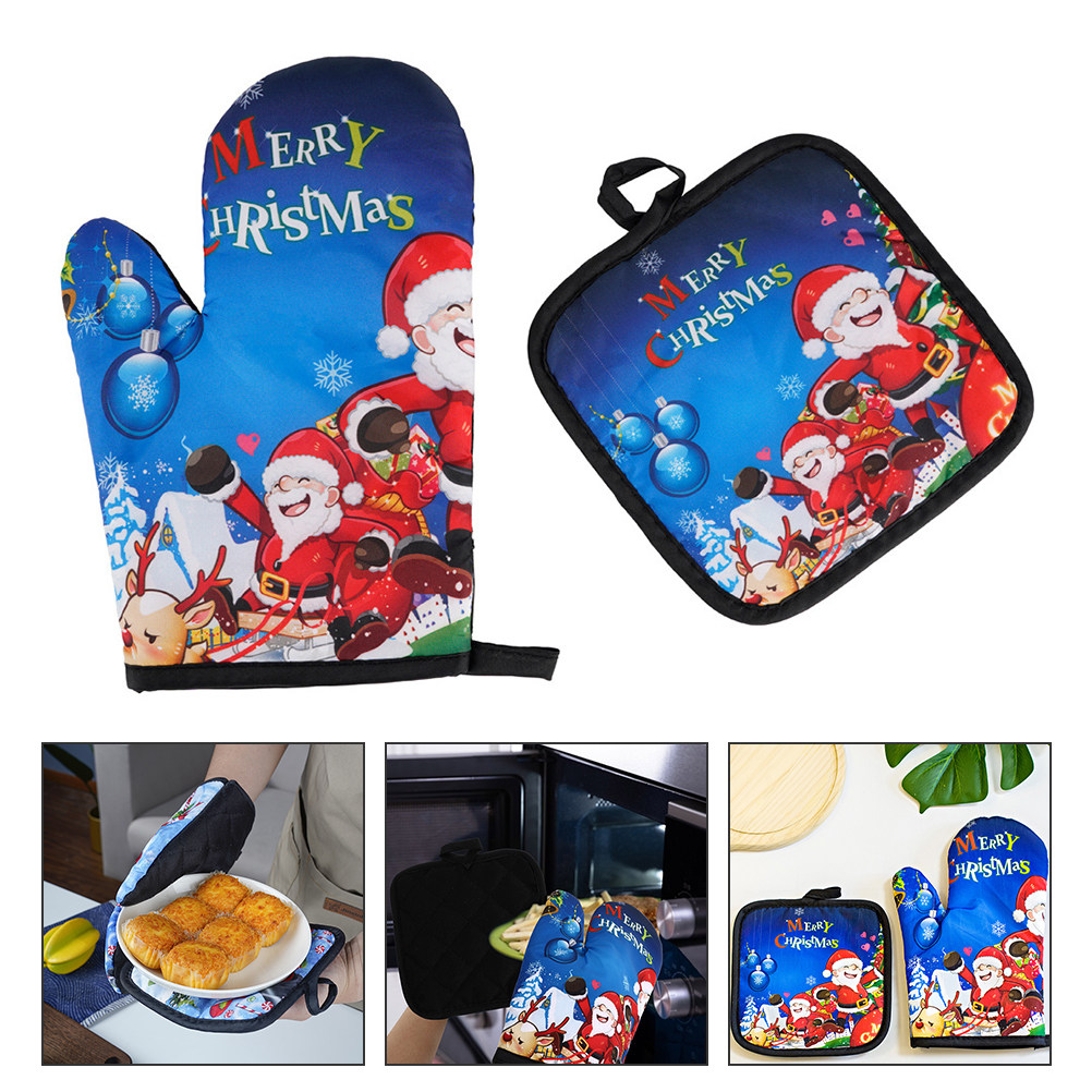 Heat Resistant Gloves Xmas Glo - Kitchen Gadgets Xmas Gifts のレビューと価格