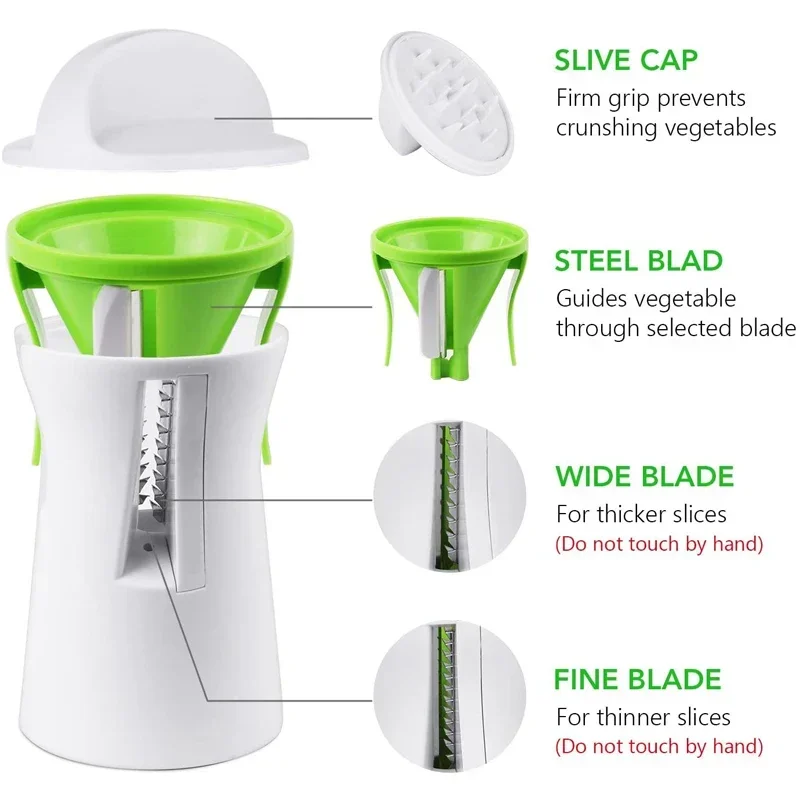 LMETJMA Heavy Duty Spiralizer  - Spiralizer Vegetable Noodle のレビューと価格