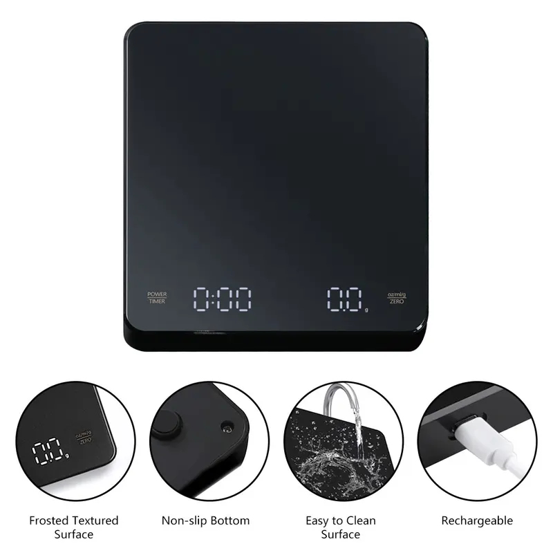 Digital Coffee Scale with Time - Digital Kitchen Scale のレビューと価格