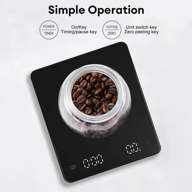 Digital Coffee Scale with Time - Digital Kitchen Scale のレビューと価格