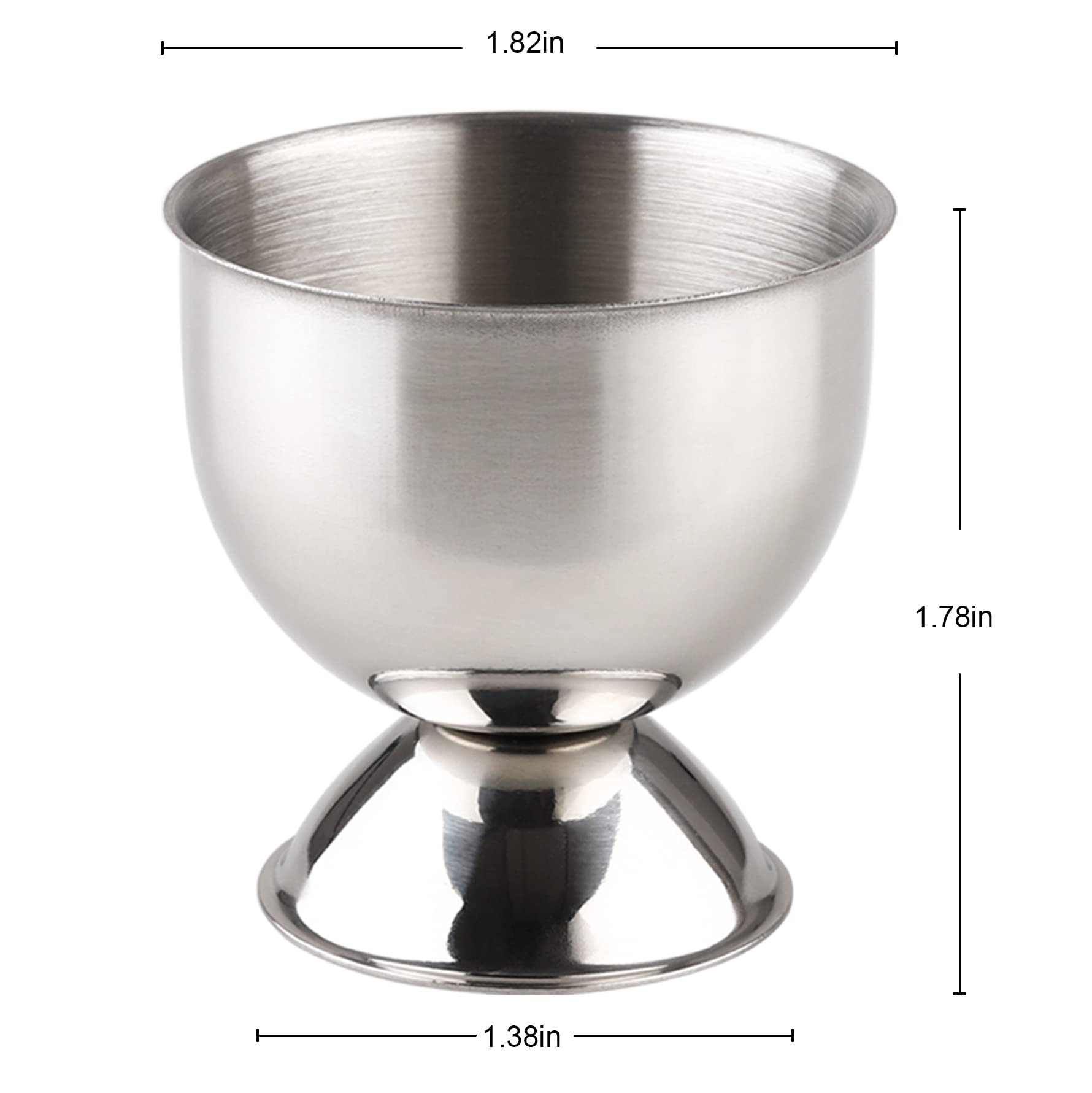 Stainless Steel Egg Cups Set H - Kitchen Gadgets To Gift のレビューと価格