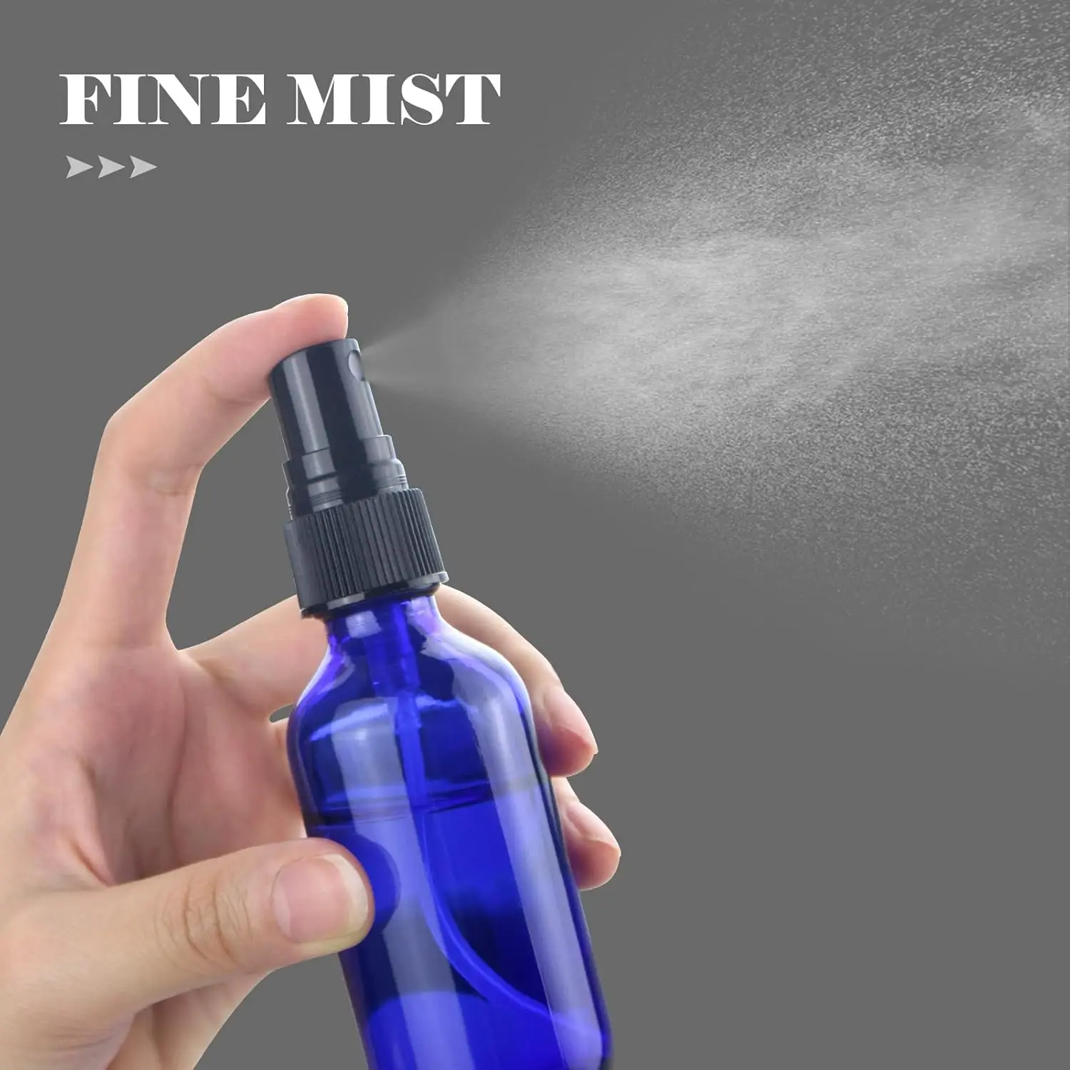 1 Piece 5ml /100ml Blue Glass  - Oil Mister Spray Bottle のレビューと価格
