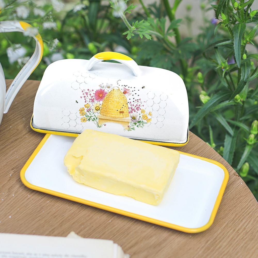 Menschy Enamel Butter Dish Che - Kitchen Gadgets Worth Buying のレビューと価格