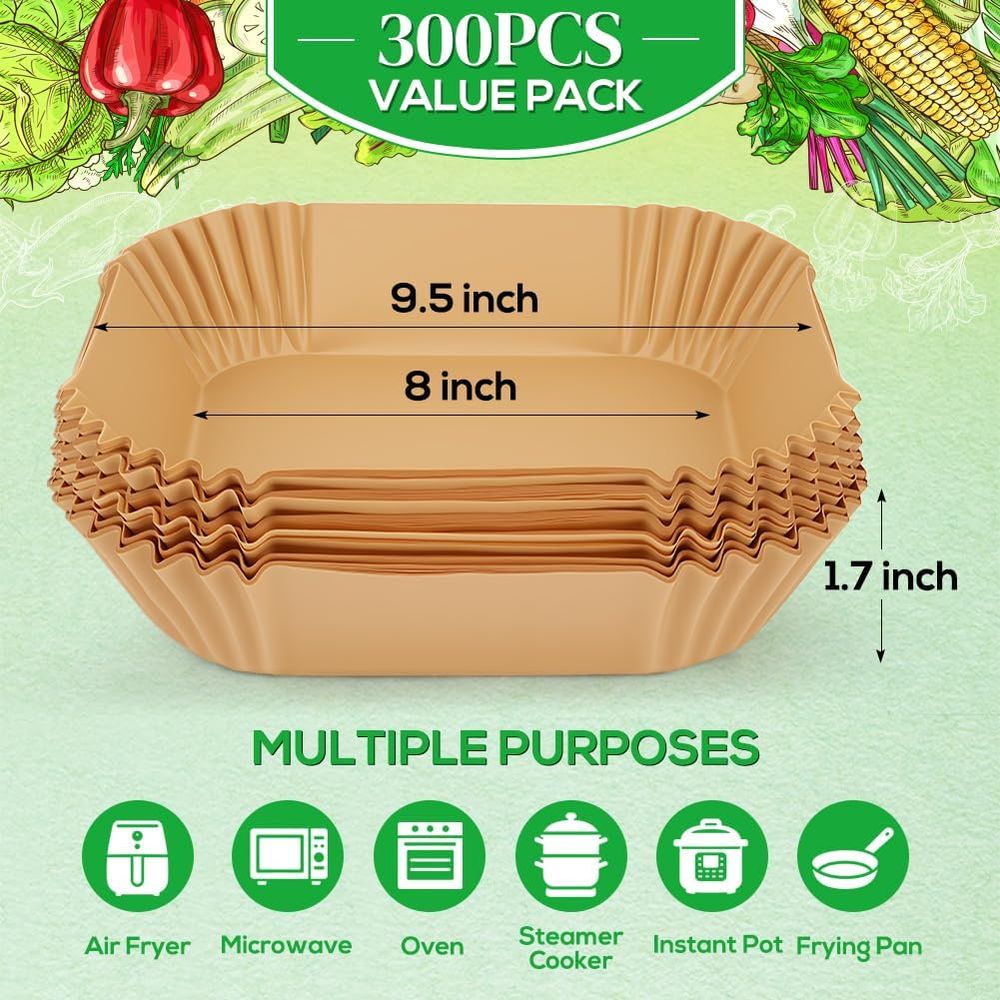 300PCS Disposable Air Fryer Pa - Air Fryer Accessories のレビューと価格