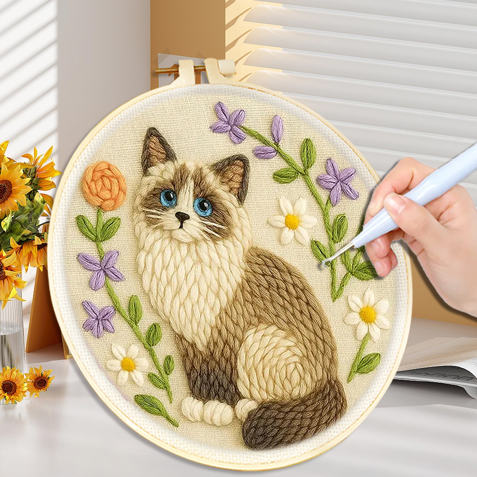 CHENISTORY 20X20cm Punch Needl - Kitchen Gadgets Crossword のレビューと価格