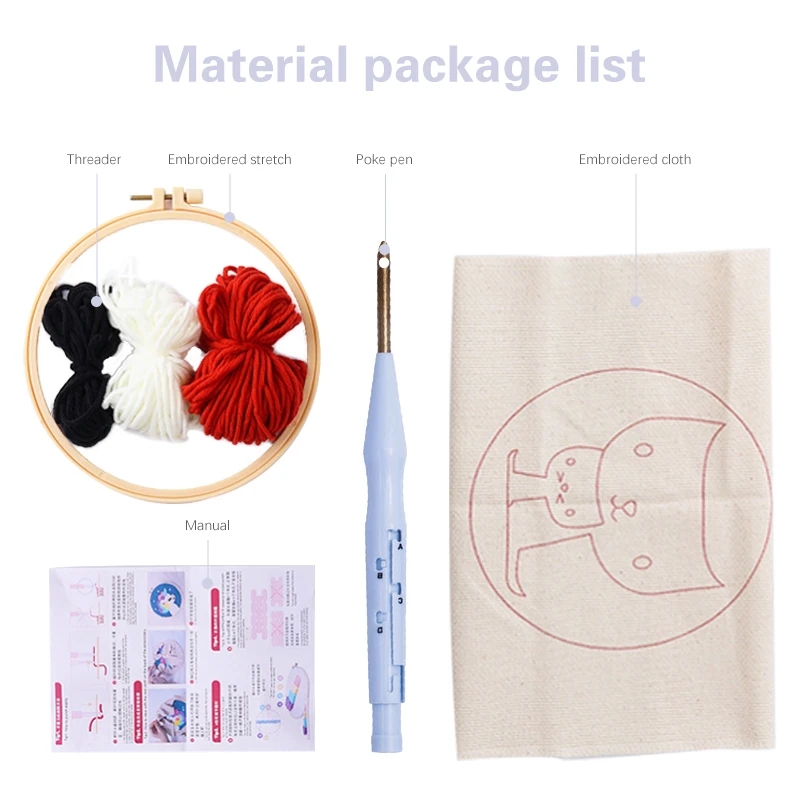 Diy Punch Needle Embroidery Ki - Kitchen Gadgets Crossword のレビューと価格