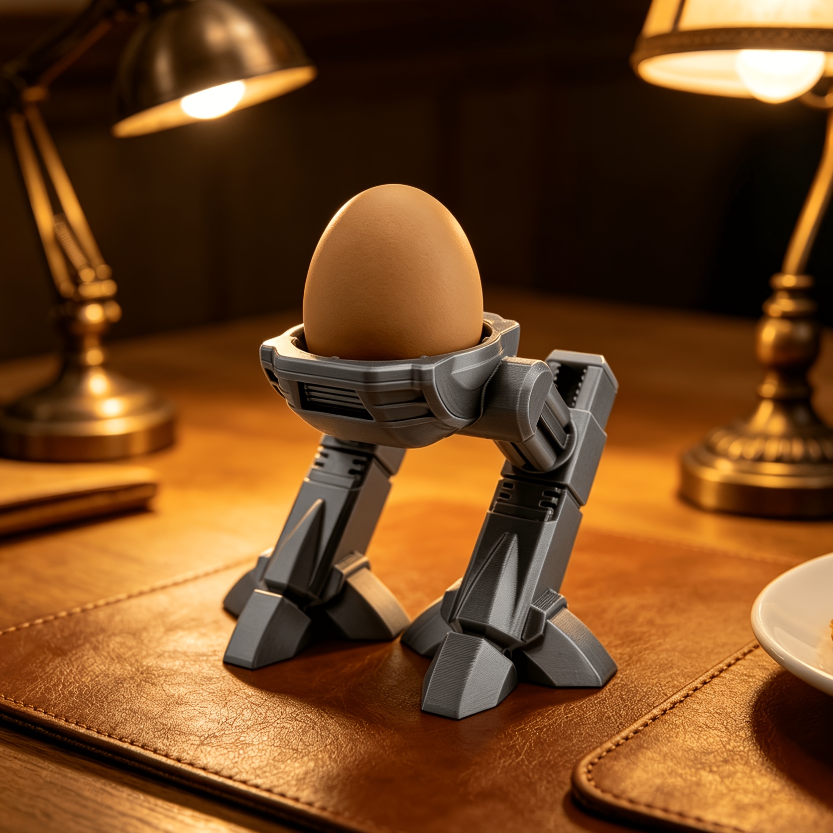 Mechanical Robot Egg Cups 3D P - Kitchen Gadgets To Gift のレビューと価格