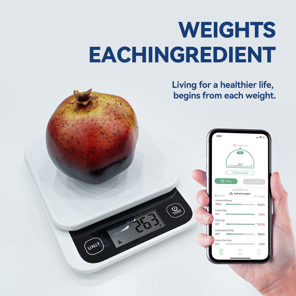 5kg/0.1g/1g Smart Kitchen Scal - Digital Kitchen Scale のレビューと価格