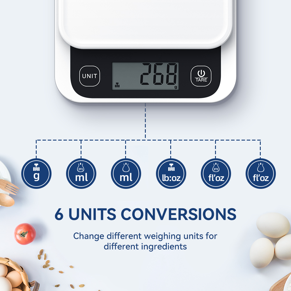 5kg/0.1g/1g Smart Kitchen Scal - Digital Kitchen Scale のレビューと価格